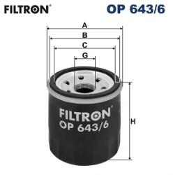 FILTRON Filtru Ulei Op643/6 Dacia Dokker/Dokker Pick-Up/Duster/Lodgy Lada Vesta/Vesta Sw (OP643/6)