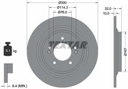 TEXTAR Disc Frana 92332703 Hyundai Grandeur/Kona Kia Cadenza Ii/Niro I/Niro Plus I
