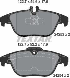 TEXTAR Set Placute Frana, Frana Disc 2425301 Mercedes-Benz C-Class/C-Class T-Model