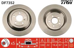 TRW Disc Frana Df7352 Mercedes-Benz Gl-Class/M-Class/R-Class (DF7352)