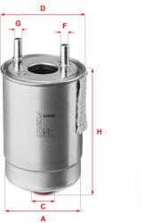 SOFIMA Filtru Combustibil S4147Nr Renault Fluence/Megane/Megane Iii/Scénic Iii (S4147NR)