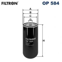 FILTRON Filtru Ulei Op584 Erf C-Serie/M-Serie Scania 4 - Series/G I/Irizar Century/P I/T (OP584)