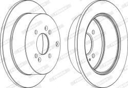 FERODO Disc Frana Ddf1794C-1 Hyundai Accent Iii/Getz/I20 I/I20 Ii/Ix55 Kia Rio Ii