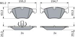Bosch Set Placute Frana, Frana Disc 0986424621 Bmw 1