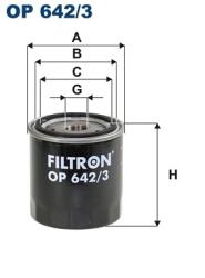 FILTRON Filtru Ulei Op642/3 Infiniti Ex/Fx/M/Q70/Qx50 I/Qx70 Nissan Navara Np300 (OP642/3)