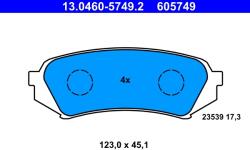 ATE Set Placute Frana, Frana Disc 13.0460-5749.2 Lexus Lx Toyota Land Cruiser