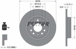 TEXTAR Disc Frana 92118503 Baic Senova/Senova D60 Chevrolet Vectra Fiat Croma Saab 9-3