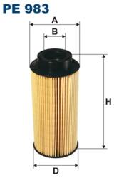 FILTRON Filtru Combustibil Pe983 Scania 4 - Series/G I/K - Series/P I/R I/T (PE983)