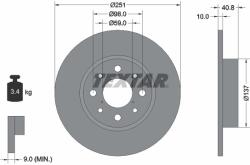TEXTAR Disc Frana 92202303 Alfa Romeo Mito