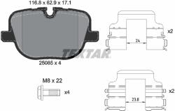 TEXTAR Set Placute Frana, Frana Disc 2508501 Land Rover Range Rover Iii
