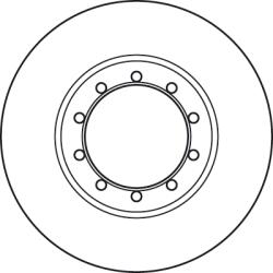 TRW Disc Frana Df6049 Ford Transit