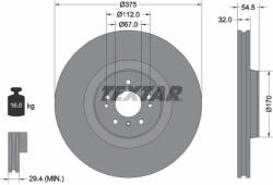 TEXTAR Disc Frana 92176603 Mercedes-Benz Gl-Class/M-Class/R-Class