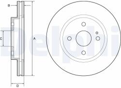 DELPHI Disc Frana Bg4942C Mazda 2/Mx-5 Iv/Mx-5 Rf (BG4942C)