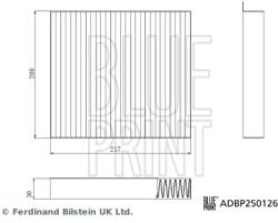 BLUE PRINT Filtru, Aer Habitaclu Adbp250126 Ldv T60 Pick-Up Maxus T60/T70/T90/V80