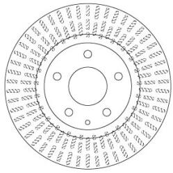 TRW Disc Frana Df6731 Mazda 3/Cx-3 (DF6731)