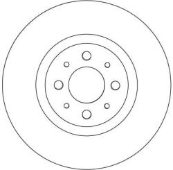 TRW Disc Frana Df4377 Alfa Romeo Mito Chrysler Delta Fiat Bravo Ii/Stilo/Stilo Multi