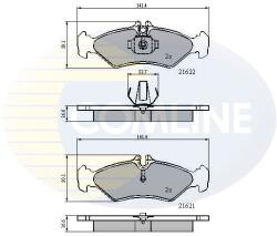 COMLINE Set Placute Frana, Frana Disc Cbp0453 Mercedes-Benz Sprinter 2-T/Sprinter 3-T