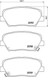 BREMBO Set Placute Frana, Frana Disc P30070 Hyundai Aslan/Creta/Genesis/Grandeur/Nexo