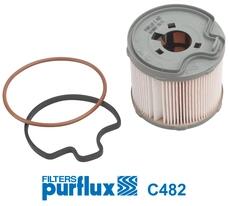 PURFLUX Filtru Combustibil C482 Citroën Berlingo / Berlingo First/C5 I/Evasion/Jumpy I
