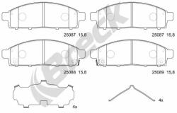 BRECK Set Placute Frana, Frana Disc 250870070100 Mitsubishi L200 / Triton Nissan Nv200