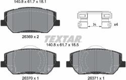 TEXTAR Set Placute Frana, Frana Disc 2636901 Hyundai Santa Fe Iv/Santa Fé Iii