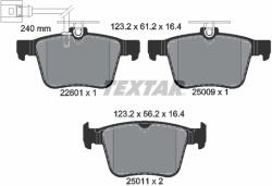 TEXTAR Set Placute Frana, Frana Disc 2260101 Audi A3/Q3/Tt Seat Ateca (2260101)
