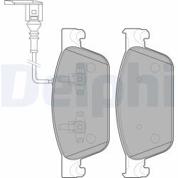 DELPHI Set Placute Frana, Frana Disc Lp2199 Vw California T5/California T6/Multivan T5