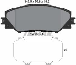 TEXTAR Set Placute Frana, Frana Disc 2433701 Jmc Yuhu/Yuhu 5/Yuhu 7 Landwind (Jmc) X5