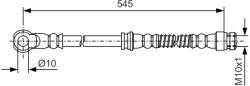 Bosch Furtun Frana 1987481724 Mitsubishi Lancer/Lancer Vii (1987481724)