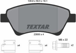 TEXTAR Set Placute Frana, Frana Disc 2393001 Renault Kangoo/Megane Ii/Scénic Ii