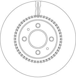 TRW Disc Frana Df6904 Kia Rio Iii (DF6904)