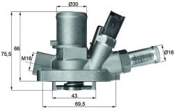 MAHLE Termostat, Lichid Racire Ti14780 Abarth Grande Punto Alfa Romeo Mito Fiat Doblo