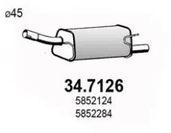 ASSO Toba Esapament Finala 34.7126 Opel Corsa C