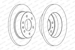 FERODO Disc Frana Fcr311A Mercedes-Benz Sprinter 3, 5-T/Sprinter 3, 5-T Tourer