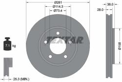 TEXTAR Disc Frana 92108300 Chrysler Ram Van/Voyager / Voyager Iv/Voyager Iv (92108300)