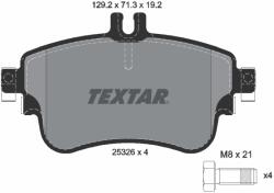 TEXTAR Set Placute Frana, Frana Disc 2532601 Mercedes-Benz A-Class/B-Class/Cla (2532601)