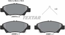 TEXTAR Set Placute Frana, Frana Disc 2497901 Honda City V/City Vi/City Vii/Cr-Z/Freed I (2497901)