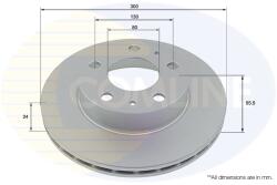 COMLINE Disc Frana Adc1536V Citroën Jumper I/Jumper Ii Fiat Ducato Opel Movano C (ADC1536V)
