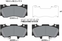 TEXTAR Set Placute Frana, Frana Disc 2235301 Ford Australia Mustang Ford Usa Mustang