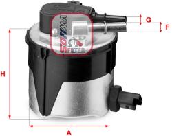 SOFIMA Filtru Combustibil S5170Gc Ford C-Max/Fiesta Vi/Focus C-Max/Focus Ii Mazda 2/3 (S5170GC)