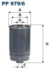 FILTRON Filtru Combustibil Pp979/6 Hyundai Grand Santa Fé/Santa Fé Iii/I30/I30 Kombi