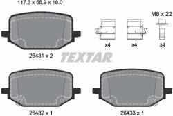 TEXTAR Set Placute Frana, Frana Disc 2643102 Ford Usa Explorer Lincoln Aviator