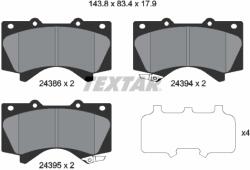 TEXTAR Set Placute Frana, Frana Disc 2438601 Hyundai Xg Lexus Lx Toyota Land Cruiser (2438601)
