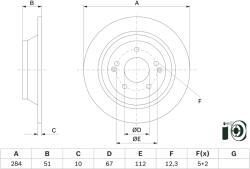 Bosch Disc Frana 0986479H11 Ssangyong Tivoli/Tivoli Grand/Xlv