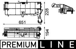 MAHLE Vas De Expansiune, Racire Crt49000P Mercedes-Benz Atego/Axor/Axor 2/Touro