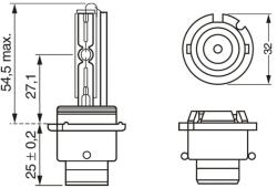 Bosch Bec, Far Faza Lunga 1987302910 Alfa Romeo 147/156/166/4C/Gt Alpina B10/B12/B3/B7