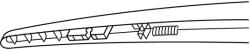 TRICO Lamela Stergator Ex180 Citroën C4/Ds4/Ds5 Ds Ds 4 / Ds 4 Crossback/Ds 5 (EX180)