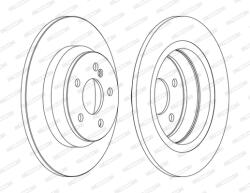 FERODO Disc Frana Ddf1675C Mercedes-Benz S-Class
