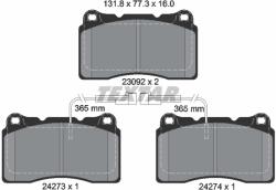 TEXTAR Set Placute Frana, Frana Disc 2427301 Alfa Romeo 147/156/Gt