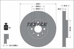 TEXTAR Disc Frana 92344703 Abarth 500E Fiat 500/500E (92344703)